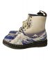 Dr.Martens (ドクターマーチン) THE MET (ザメット) コラボ8ホールブーツ ブルー×ホワイト サイズ:27cm：18000円