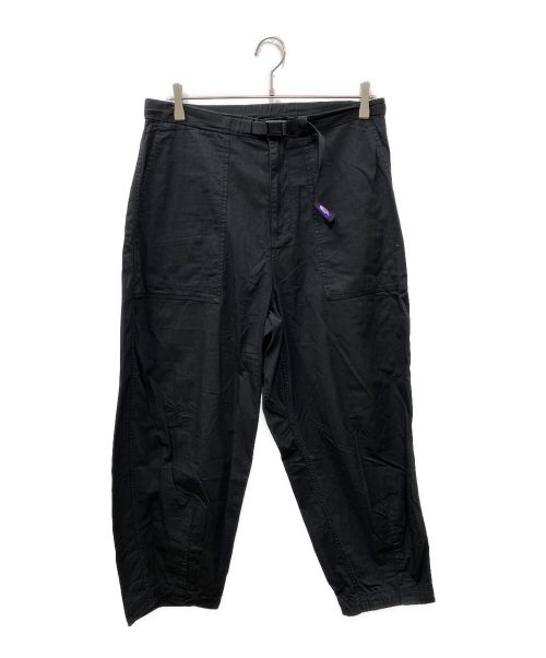 THE NORTHFACE PURPLELABEL（ザ・ノースフェイス パープルレーベル）THE NORTHFACE PURPLELABEL (ザ・ノースフェイス パープルレーベル) Ripstop Wide Cropped Pantsリップストップ ワイド クロップドパンツ ブラック サイズ:32の古着・服飾アイテム