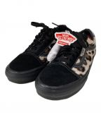 SUPREME×VANSシュプリーム×バンズ）の古着「23AW Leopard Old Skool ローカットスニーカー」｜ブラック