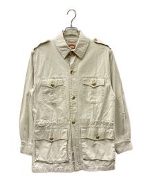 BANANA REPUBLIC（バナナリパブリック）の古着「80S ハンティングジャケット」｜アイボリー