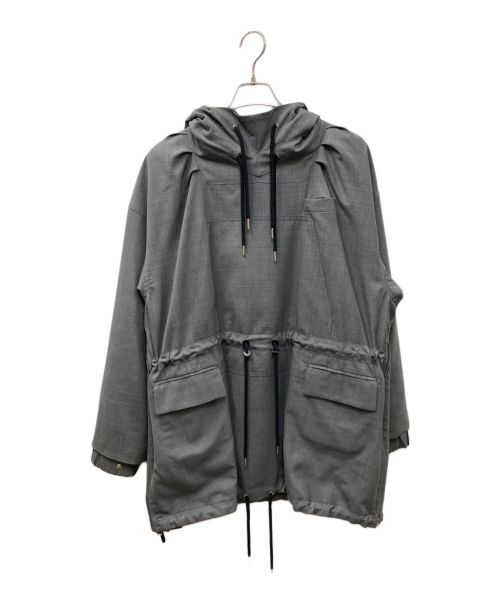 sacai（サカイ）sacai (サカイ) Suiting Anorak グレー サイズ:1の古着・服飾アイテム