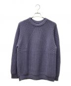 BATONERバトナ―）の古着「SIGNATURE CREW NECK」｜パープル