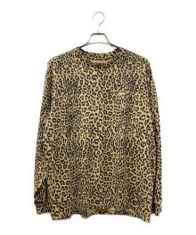 SUPREME（シュプリーム）の古着「23AW Ｓmall Box L/S Tee "Leopard" ロングスリーブカットソー」｜ベージュ