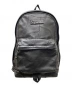 SUPREMEシュプリーム）の古着「19AW Patchwork Leather Backpack バックパック」｜ブラック