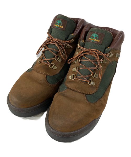 Timberland（ティンバーランド）Timberland (ティンバーランド) Field Boot F/L WP ブラウン×グリーン サイズ:28cmの古着・服飾アイテム