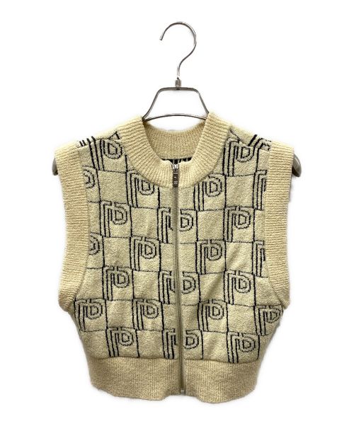 PRANK PROJECT（プランクプロジェクト）PRANK PROJECT (プランクプロジェクト) P VEST ニットベスト ベージュ サイズ:FREEの古着・服飾アイテム