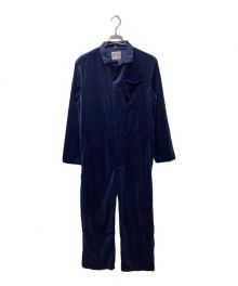 FREAK'S STORE×Regency Works（フリークスストア×リージェンシーワークス）の古着「Coverall Suit High Velvet」｜ネイビー