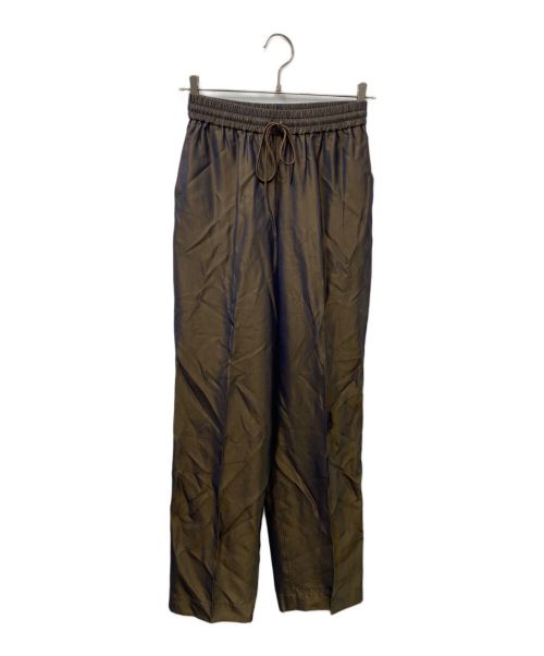 STEVEN ALAN（スティーブンアラン）STEVEN ALAN (スティーブンアラン) SHINY GATHER PANTS ブラウン サイズ:M 未使用品の古着・服飾アイテム