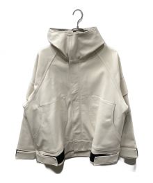 OUAT（オーユーエーティー）の古着「CHEMICAL PROTECTIVE JACKET フーデッドジャケット」｜ホワイト