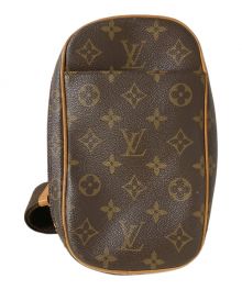 LOUIS VUITTON（ルイ ヴィトン）の古着「ポシェットガンジュ ミニショルダーバッグ」｜ブラウン