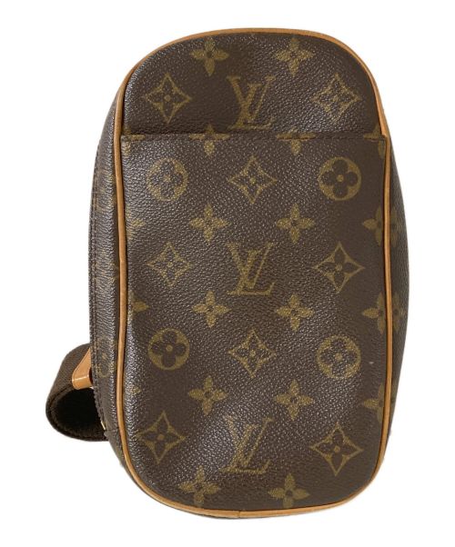 LOUIS VUITTON（ルイ ヴィトン）LOUIS VUITTON (ルイ ヴィトン) ポシェットガンジュ ミニショルダーバッグ ブラウンの古着・服飾アイテム