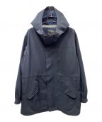 ISAMU KATAYAMA BACKLASHイサムカタヤマ･バックラッシュ）の古着「Dot Water Proof Oversize Coat」｜ネイビー