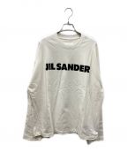 JIL SANDERジルサンダー）の古着「Logo Long Sleeve T-Shirts」｜ホワイト