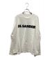 JIL SANDER（ジルサンダー）の古着「Logo Long Sleeve T-Shirts」｜ホワイト