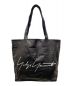 YOHJI YAMAMOTO（ヨウジヤマモト）の古着「NOVELTY LEATHER TOTE BAG」｜ブラック