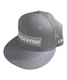 SUPREME×New Era（シュプリーム×ニューエラ）の古着「24SS Supreme Box Logo Mesh Back New Era Grey メッシュジャージ メッシュキャップ」｜ブラウン