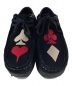 Clarks Originals (クラークス オリジナルズ) stussy (ステューシー) 23AW WALLABEE BLACK EMBROIDERY スエードレザーシューズ ブラック サイズ:41：35000円