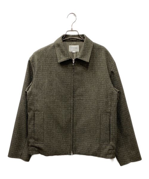 STILL BY HAND（スティルバイハンド）STILL BY HAND (スティルバイハンド) LIMITED BASKET WEAVE DRIVING JACKET ブラウン サイズ:SIZE 2の古着・服飾アイテム