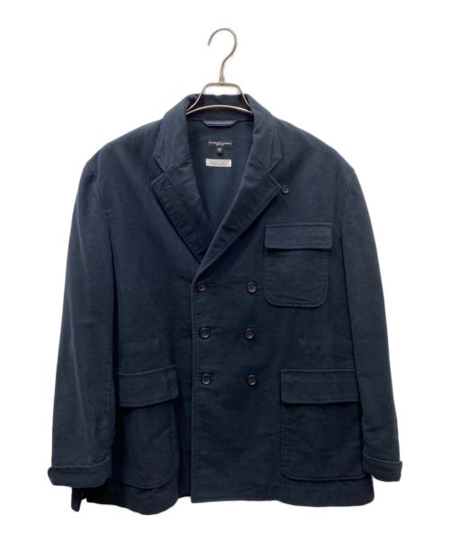 Engineered Garments（エンジニアド ガーメンツ）Engineered Garments (エンジニアド ガーメンツ) モールスキン テーラードダブルジャケット ネイビー サイズ:Sの古着・服飾アイテム