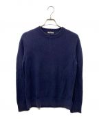 AURALEEオーラリー）の古着「RIB KNIT PULLOVER」｜ネイビー