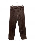 AURALEEオーラリー）の古着「HARD TWIST DENIM 5P PANTS」｜ブラウン