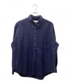 Graphpaperグラフペーパー）の古着「OXFORD L/S B.D BOX SHIRT」｜ネイビー