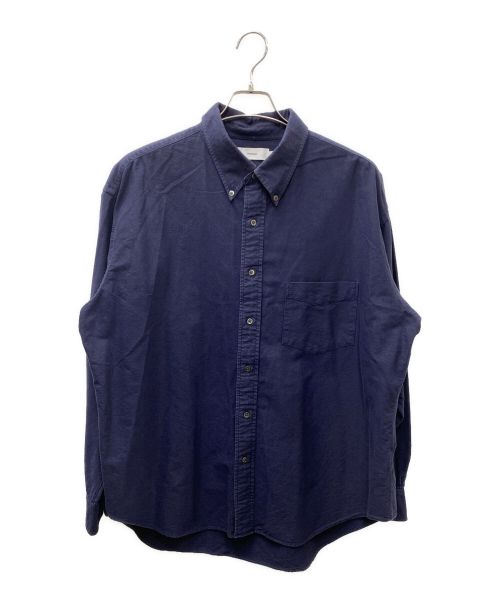 Graphpaper（グラフペーパー）Graphpaper (グラフペーパー) OXFORD L/S B.D BOX SHIRT ネイビー サイズ:Sの古着・服飾アイテム