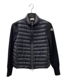 MONCLER（モンクレール）の古着「CARDIGAN TRICOT ダウンカーディガン」｜ブラック