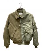 NEXUSVIIネクサスセブン）の古着「JUMBLED FLIGHT JACKET フライトジャケット」｜オリーブ