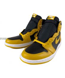 NIKE（ナイキ）の古着「Nike Air Jordan 1 High OG "Pollen" ミッドカットスニーカー」｜イエロー×ブラック