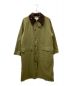 Barbour（バブアー）の古着「BURGHLEY HUNTING COAT ステンカラーハンティングコート ノンワックス」｜オリーブ