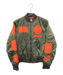 G-STAR RAW（ジースターロゥ）の古着「AB RACKAM BOMBER MA-1ジャケット」｜オリーブ