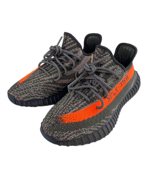 adidas（アディダス）adidas (アディダス) YEEZY BOOST 350 V2 CARBON BELUGA グレー×オレンジ サイズ:27cmの古着・服飾アイテム