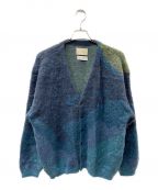 YOKE×Graphpaperヨーク×グラフペーパー）の古着「STILL JACQUARD CARDIGAN  ニットカーディガン」｜グリーン