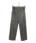 FUMIE=TANAKA（フミエタナカ）の古着「jacquard straight pants イージーパンツ」｜ホワイト×ブラック