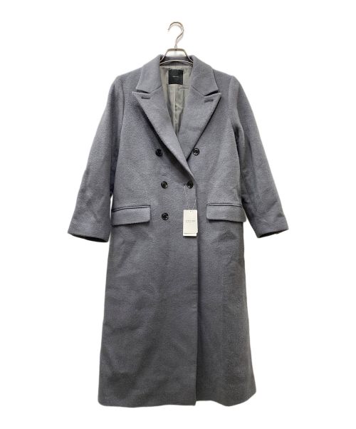 Spick and Span（スピックアンドスパン）Spick and Span (スピックアンドスパン) Wダブルブレストロングコート グレー サイズ:SIZE 36の古着・服飾アイテム