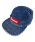 SUPREME（シュプリーム）の古着「18FW Washed Denim Twill Cap」｜インディゴ