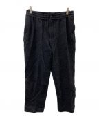 nonnotteノノット）の古着「23AW ELASTIC BAGGY TROUSERS」｜ブラック