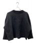 NONNOTTE（ノノット）の古着「box pullover-super120's heavyinlay melton」｜ブラック