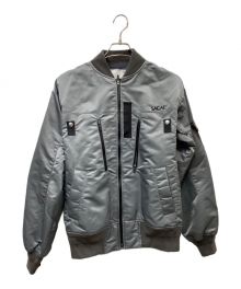 sacai（サカイ）の古着「Nylon Twill Blousonボンバージャケット」｜グレー