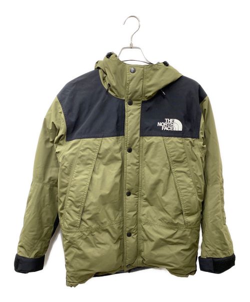 THE NORTH FACE（ザ ノース フェイス）THE NORTH FACE (ザ ノース フェイス) マウンテンダウンジャケット ND91737 グリーン×ブラック サイズ:SIZE Mの古着・服飾アイテム