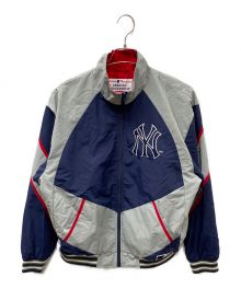 SUPREME×New Era（シュプリーム×ニューエラ）の古着「21AW New York Yankees Track Jacket」｜グレー×ネイビー