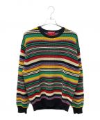 SUPREMEシュプリーム）の古着「23AW Small Box Ribbed Sweater ボーダーニット」｜マルチカラー