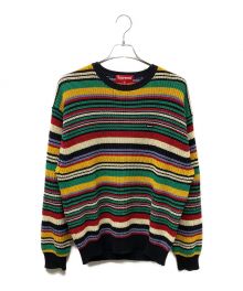 SUPREME（シュプリーム）の古着「23AW Small Box Ribbed Sweater ボーダーニット」｜マルチカラー