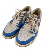 NIKEナイキ）の古着「AIR JORDAN 1 LOW SE DUTCH ローカットスニーカー」｜ブルー×グレー