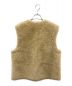 R'IAM (リアム) フェイクムートン Vest ベージュ×ブラウン サイズ:38：11000円