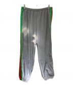 GUCCIグッチ）の古着「Reflective Track Pants リフレクタートラックパンツ」｜グレー