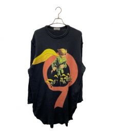 Yohji Yamamoto pour homme（ヨウジヤマモト プールオム）の古着「17SS cyborg009 longsleeve ロングスウェット」｜ブラック