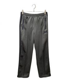 Needles×417 EDIFICE（ニードルズ×417 エディフィス）の古着「別注 EX TRACK PANT POLY SMOOTH」｜グレー×ブラック