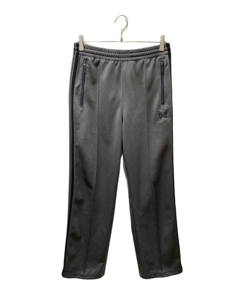 Needles（ニードルズ）Needles (ニードルズ) 417 EDIFICE (417 エディフィス) 別注 EX TRACK PANT POLY SMOOTH グレー×ブラック サイズ:SIZE Sの古着・服飾アイテム